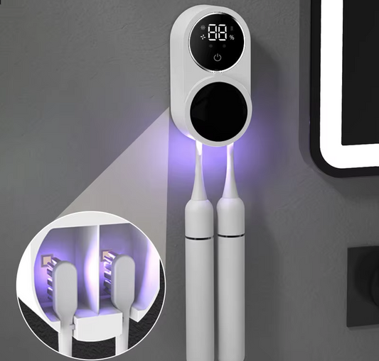 GermBeam UV Light Toothbrush Sanitizer And Holder