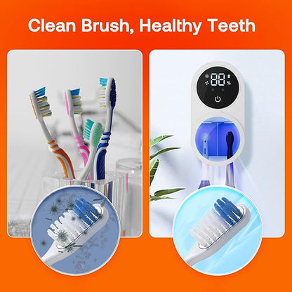 GermBeam UV Light Toothbrush Sanitizer And Holder